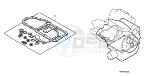 XL700VAB TRANSALP E drawing GASKET KIT B