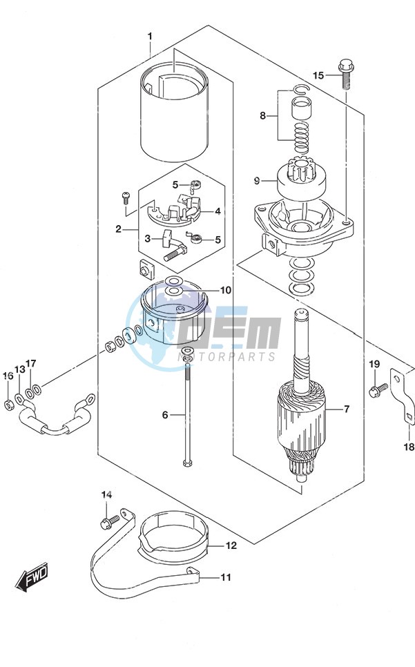 Starting Motor Remote Control