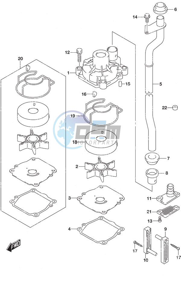 Water Pump High Thrust