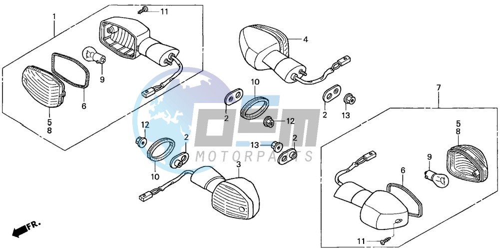 WINKER (VTR1000SP2/3-E/ED /F/U) (VTR1000SP4/5/6)