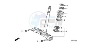 CB1000RA9 UK - (E / ABS MPH) drawing STEERING STEM