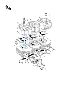 S2 A [MACH II] (-A) 350 [MACH II] drawing CYLINDER HEADS_CYLINDERS