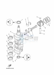 F50DET drawing CRANKSHAFT--PISTON