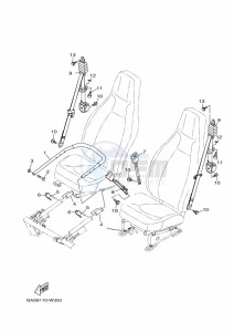 YXZ1000ET YXZ1000R SS (BASF) drawing SEAT 2