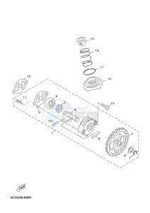 NS50F AEROX 4 (1GB1 1GB1 1GB1) drawing OIL PUMP