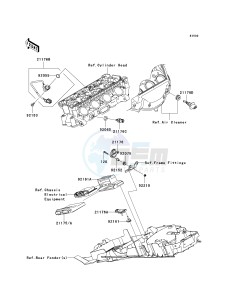 ZX 1000 D [NINJA ZX-10R] (D6F-D7FA) D7F drawing FUEL INJECTION