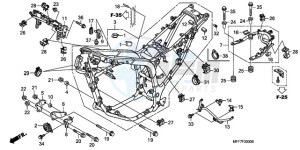 XL700V9 UK - (E / MKH) drawing FRAME BODY