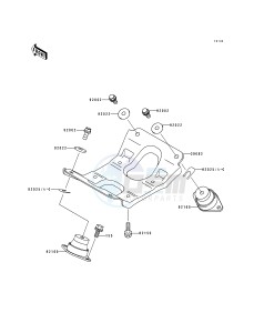 JH 750 D [XIR] (D1) [XIR] drawing ENGINE MOUNT