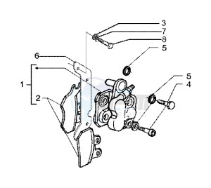 X9 200 180 drawing Brake calipers