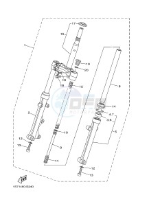 T135 T135FI CRYPTON X (5D67) drawing FRONT FORK