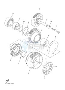 FZ8-S FZ8 FAZER 800 (42PD 42PF) drawing STARTER