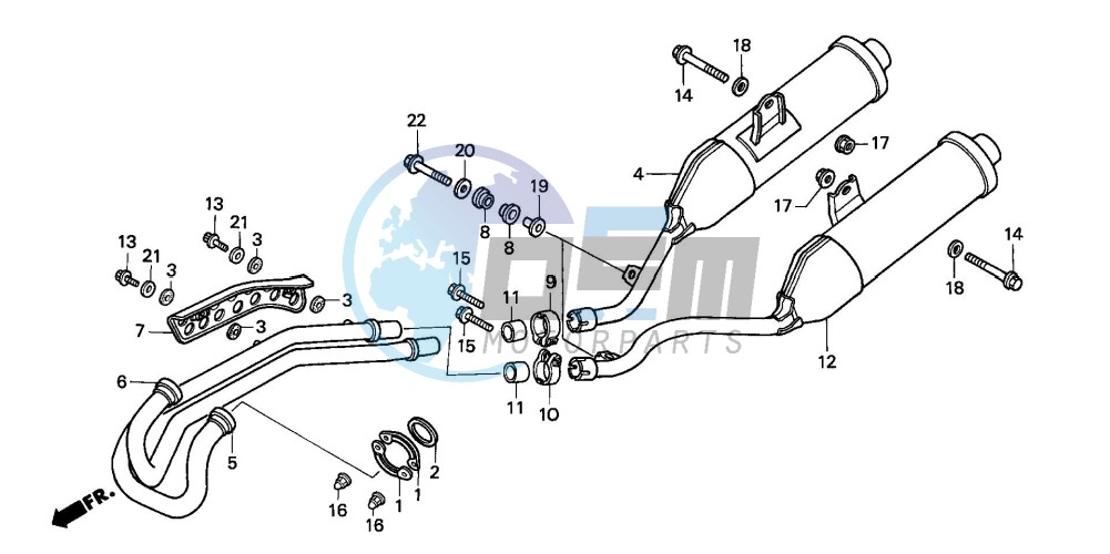 EXHAUST MUFFLER