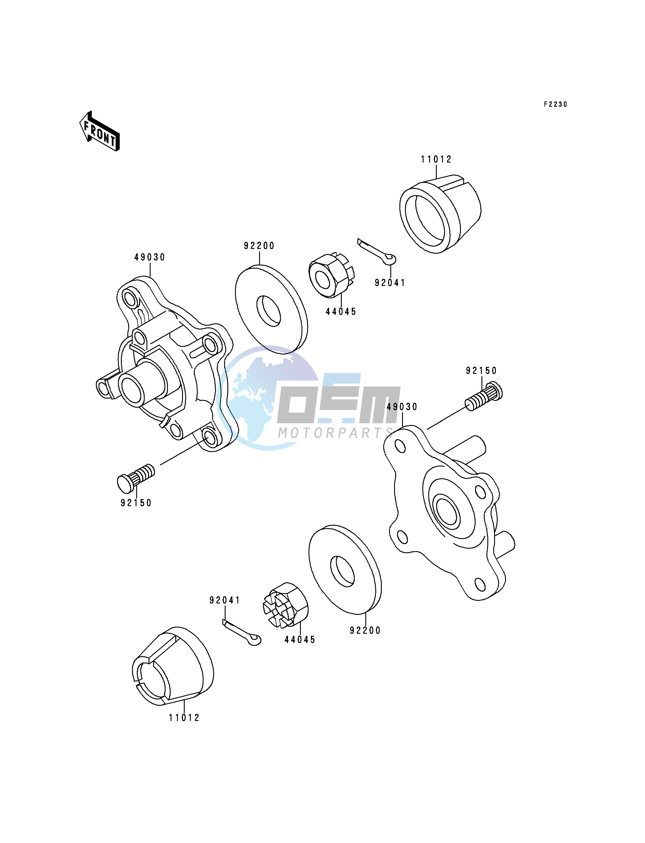 FRONT HUB