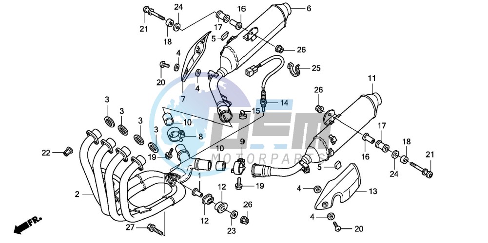 EXHAUST MUFFLER