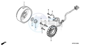 CBR125RWA Germany - (G / BLA) drawing GENERATOR