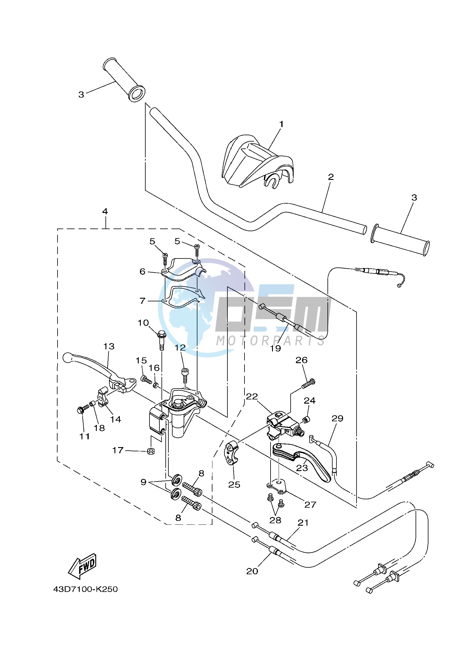 STEERING HANDLE & CABLE