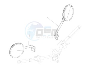 Liberty 125 4t ptt (SL) SL drawing Mirrors