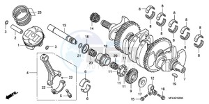 CBR1000RA9 ED / ABS REP drawing CRANKSHAFT/PISTON