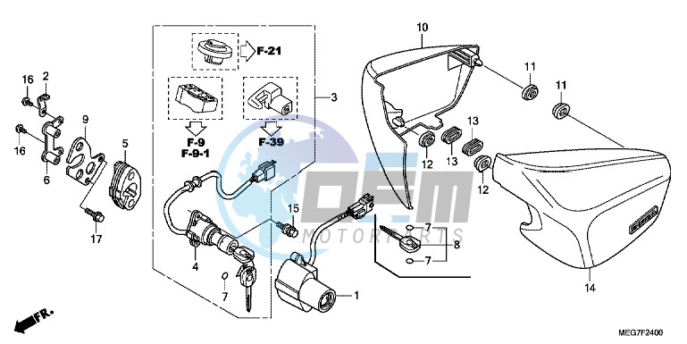 SIDE COVER (VT750C2B/C2S/CS/C/CA)