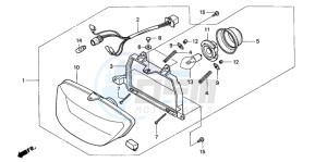 SJ50 BALI drawing HEADLIGHT