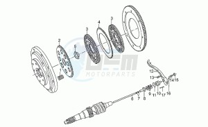 Le Mans 1000 drawing Clutch