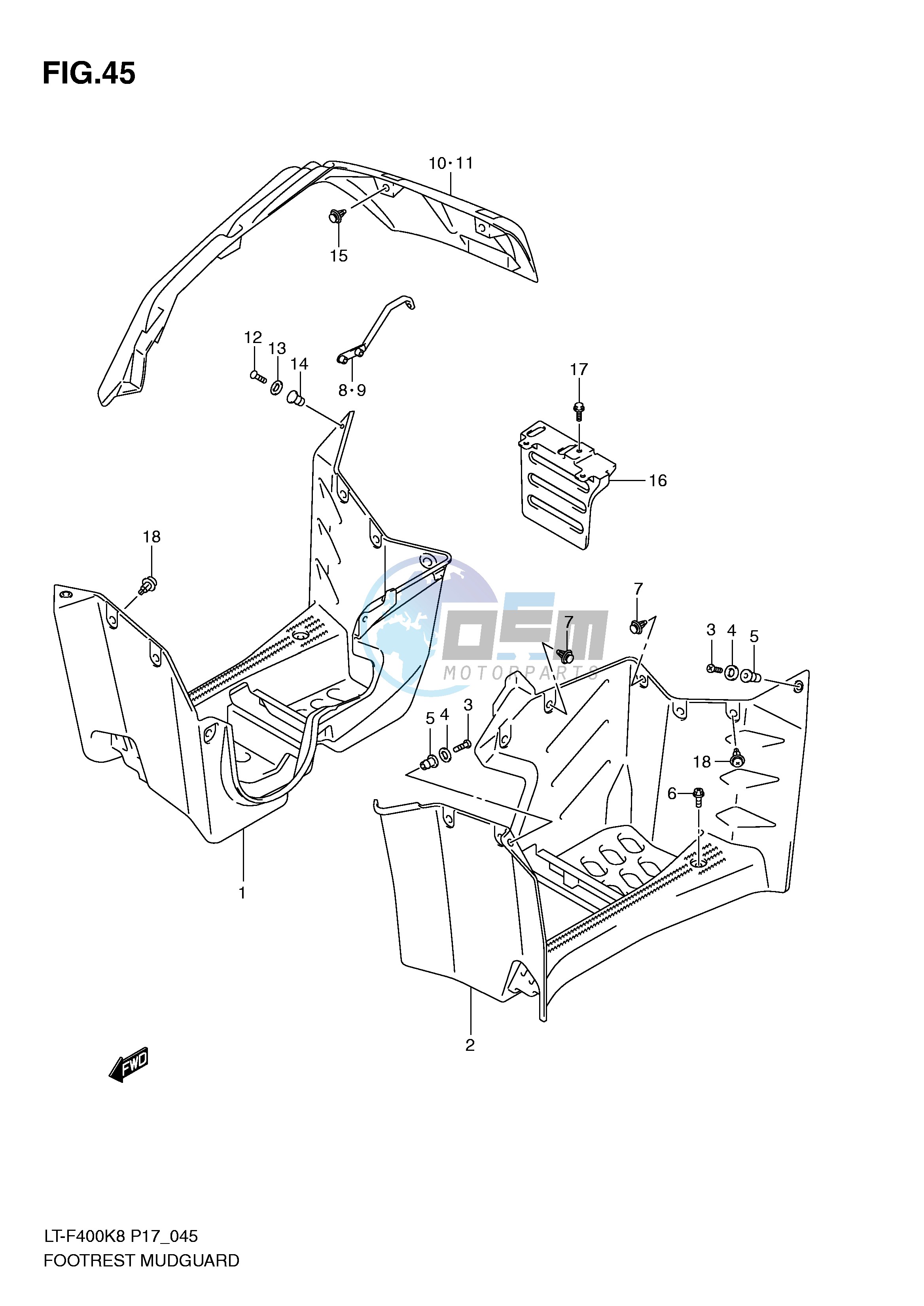 FOOTREST MADGUARD