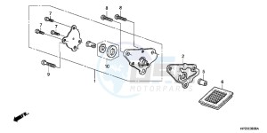 TRX90XC TRX90 ED drawing OIL PUMP