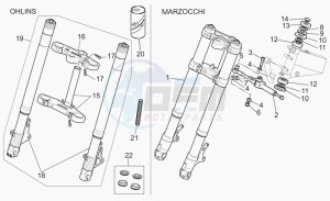 V 11 1100 Cat. Cat. drawing Front fork I