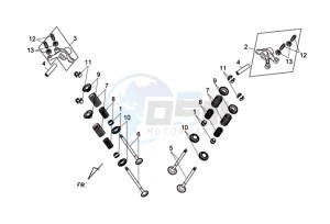 WOLF 250EFI drawing VALVES