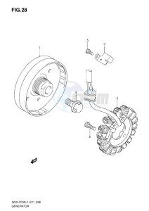 GSX-R750 drawing GENERATOR