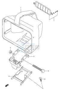 LT-F250 (E24) drawing HEADLAMP HOUSING