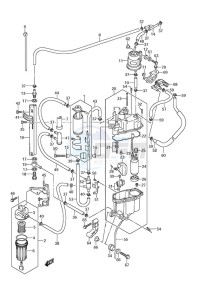 DF 200 drawing Fuel Pump/Fuel Vapor Separator