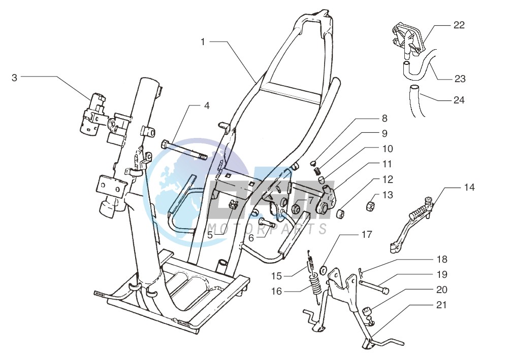 Chassis-Central stand