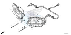 TRX420FM2E TRX420 Europe Direct - (ED) drawing HEADLIGHT