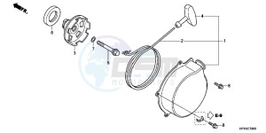 TRX420FMC drawing RECOIL STARTER