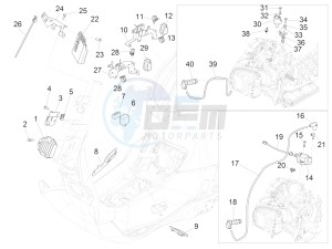 150 4T 3V ie Primavera (APAC, LATAM) (AU, S.A., TH, TN, VT) drawing Voltage Regulators - Electronic Control Units (ecu) - H.T. Coil