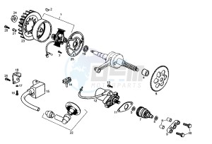 Diesis 100 drawing Flywheel