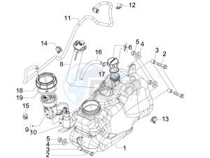 MP3 250 ie lt drawing Fuel Tank