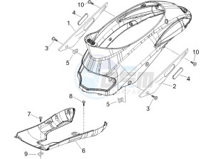 Liberty 200 4t Sport e3 drawing Side cover - Spoiler