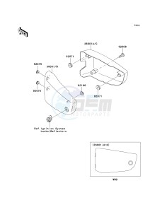 VN 1500 E [VULCAN 1500 CLASSIC] (E2-E6) [VULCAN 1500 CLASSIC] drawing SIDE COVERS