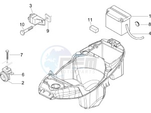 Liberty 50 4t Delivery Single disc drawing Remote control switches - Battery - Horn