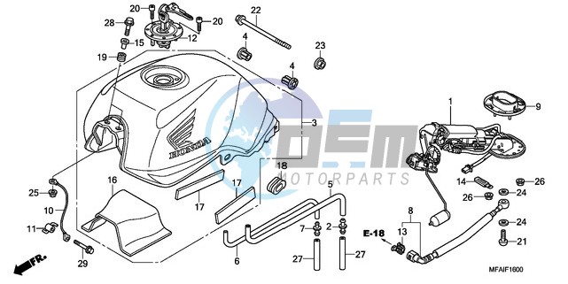 FUEL TANK/FUEL PUMP