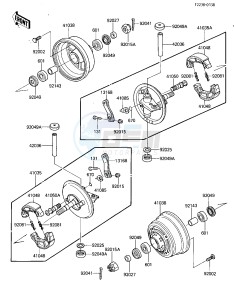 KLF 185 A [BAYOU 185] (A2-A4) [BAYOU 185] drawing FRONT HUB