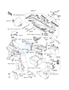 VN 1600 D [VULCAN 1600 NOMAD] (D6F-D8FA) D7FA drawing CHASSIS ELECTRICAL EQUIPMENT