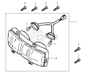 JET 50 KH ENGINE drawing HEADLAMP CPL