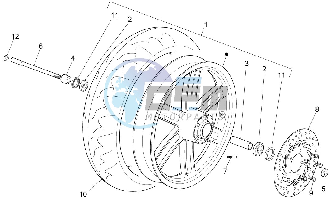 Front wheel