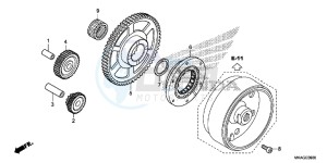 NC750SAG NC750S Europe Direct - (ED) drawing STARTING CLUTCH