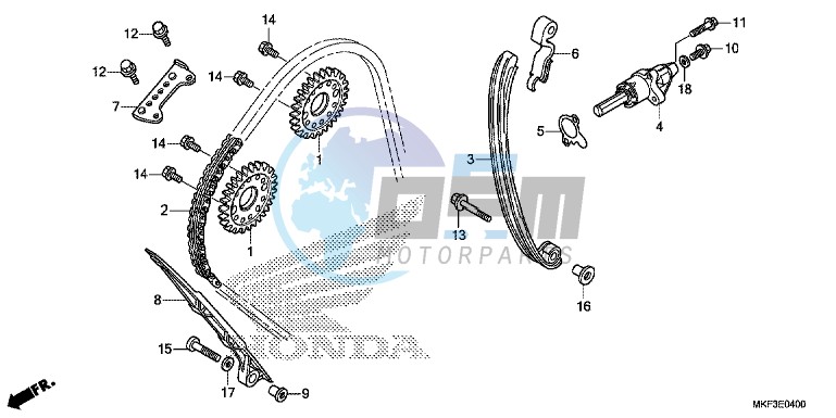 CAM CHAIN/TENSIONER