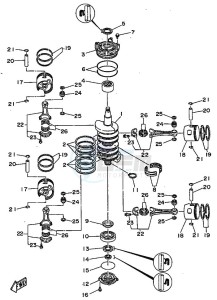 130B drawing CRANKSHAFT--PISTON