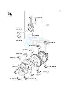 Z1000SX ABS ZX1000HBF FR GB XX (EU ME A(FRICA) drawing Crankshaft